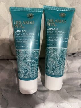 Orlando Pita Argan Gloss Shampoo - Teal Tubes (2)